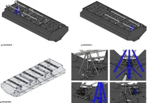 Hopper Volumetric Survey 3d laser scanning simulation