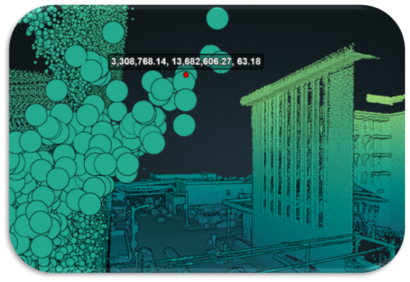 Pointcloud sample from 3D laser scanning