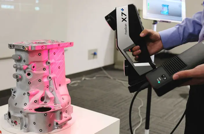 Handheld 3D laser scanner