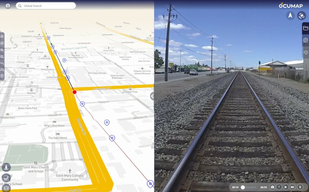 Rail GIS Mapping-LIDAR And 360 Cameras for ROW