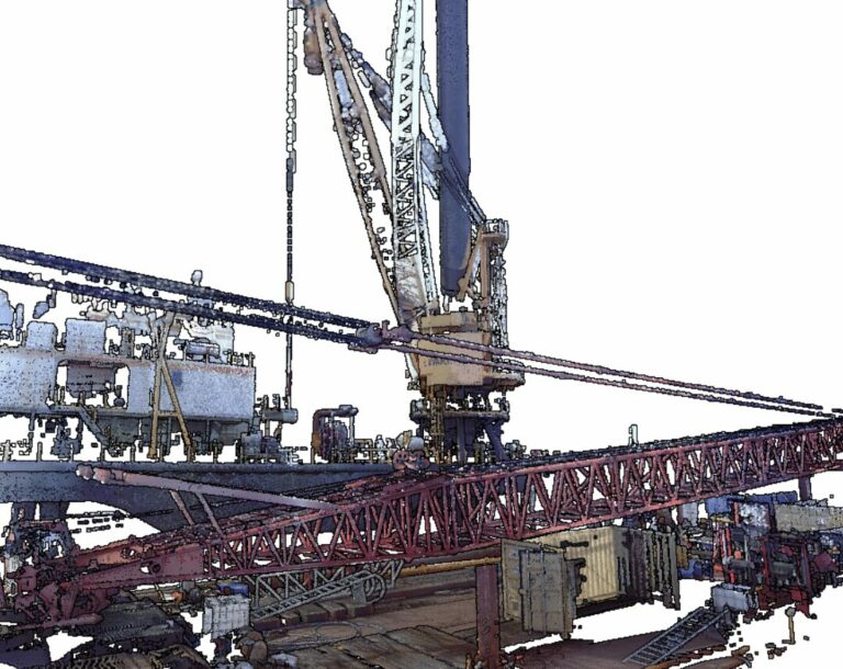 Offshore Drilling Rig Point Cloud