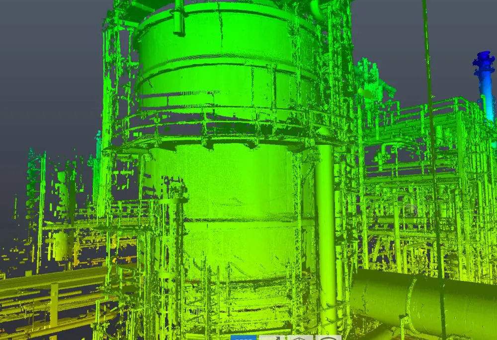 Industrial 3D Laser Scanning Services and pointcloud
