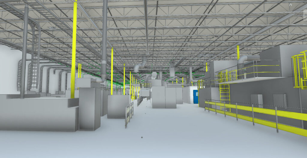 Industrial 3D Laser scanning and CAD modeling in 3D