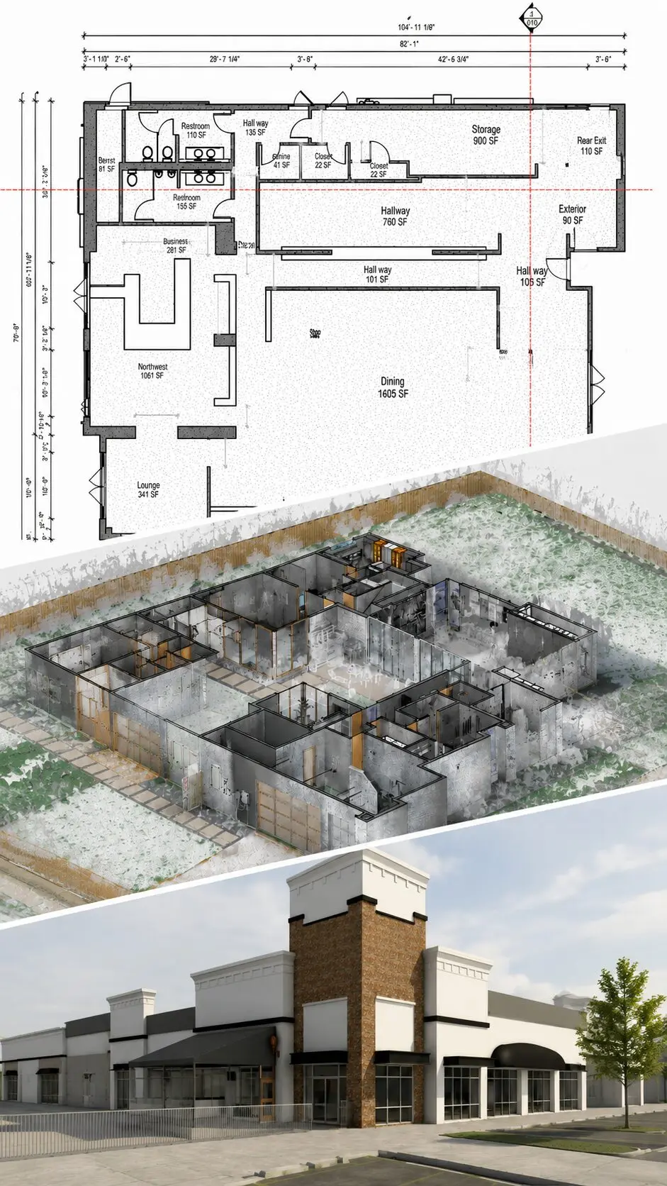 Atlanta building documentation services and existing conditions documentation for commercial buildings