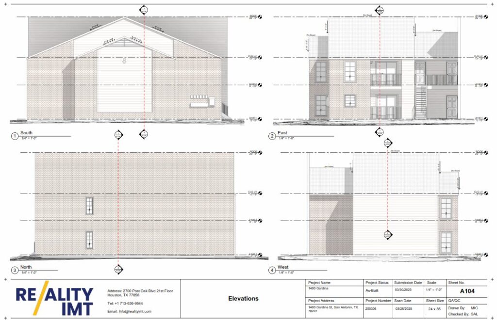 Multi-family existing condition documentation