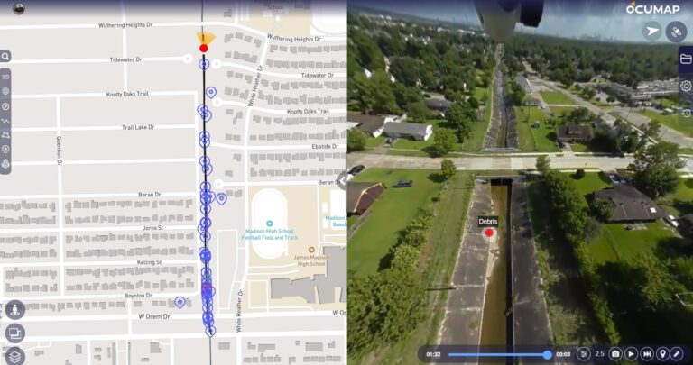 Aerial Video Inspection for Corridors. Locate defects