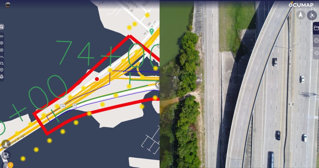 Infrastructure inspection - GPS video-aerial video mapping project-Reality IMT
