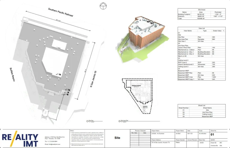 As-Built Scanning -County Buildings and area analysis.